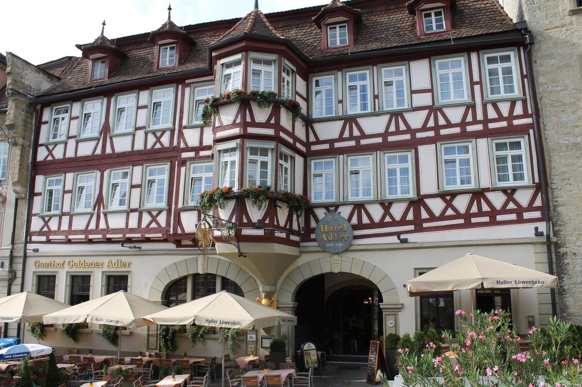 Stadt-Gut-Hotel Gasthof Goldener Adler Schwaebisch Hall Exterior photo