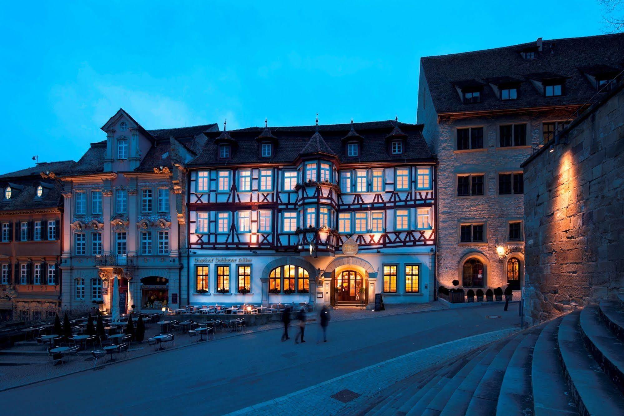 Stadt-Gut-Hotel Gasthof Goldener Adler Schwaebisch Hall Exterior photo